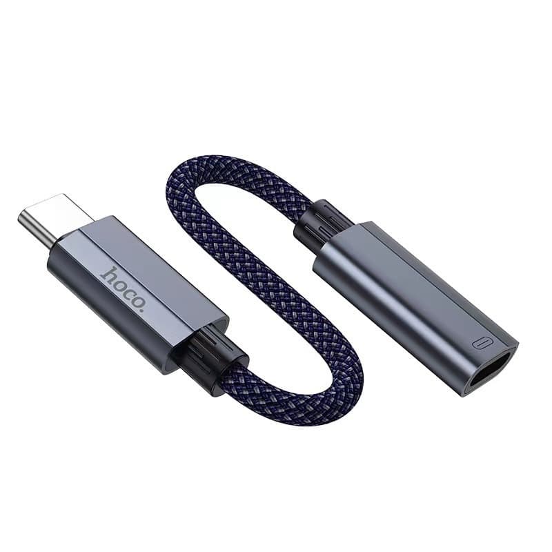 Адаптер переходник с Type-C USB на Lightning Hoco UA29A 3A черный
