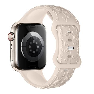 Ремешок для Apple Watch 38/40/41mm HOCO WA30 Flexible series 3D solid color силикон звездный цвет (star color)