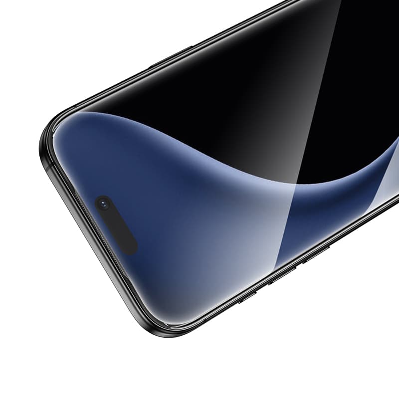 фото Защитное стекло для iphone 17 Pro 6.3 HOCO A777 Plus антишпион 9D черное