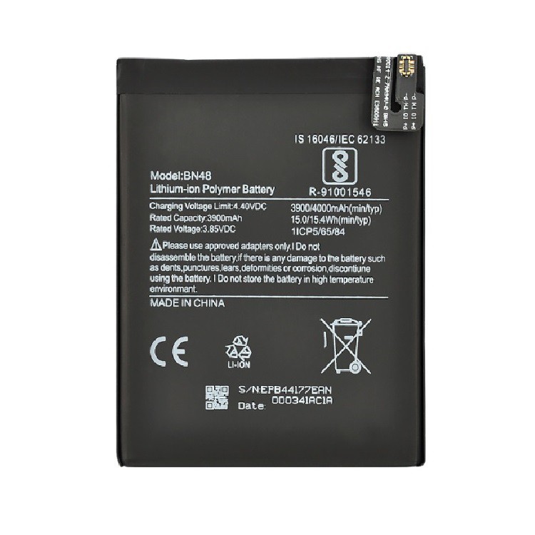 фото Аккумулятор для телефона Xiaomi Redmi Note 6 Pro BN48 VIXION 4000mAh