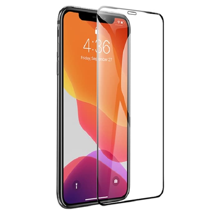 фото Защитное стекло для iphone 16 Pro Max 6.9 HOCO A777 0.4mm защита динамика черное