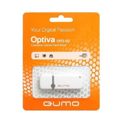 Флеш-накопитель QUMO Optiva 02 белый 16Gb
