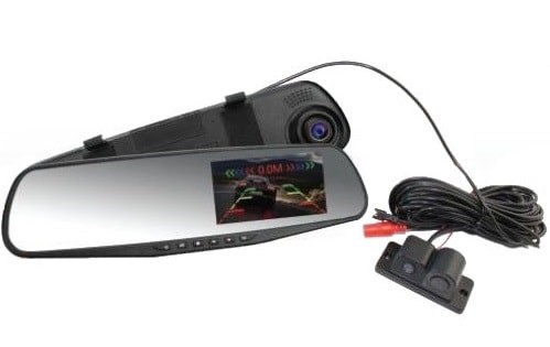 фото Видеорегистратор Sho-Me SFHD-600 3 в 1 зеркало 4,3 дюйма, Full HD, 2 камеры, датчик парковки