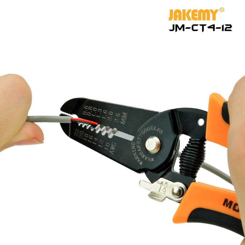 Кусачки стриппер Jakemy JM-CT4-12 для зачистки проводов Кусачки стриппер Jakemy JM-CT4-12 для зачистки проводов