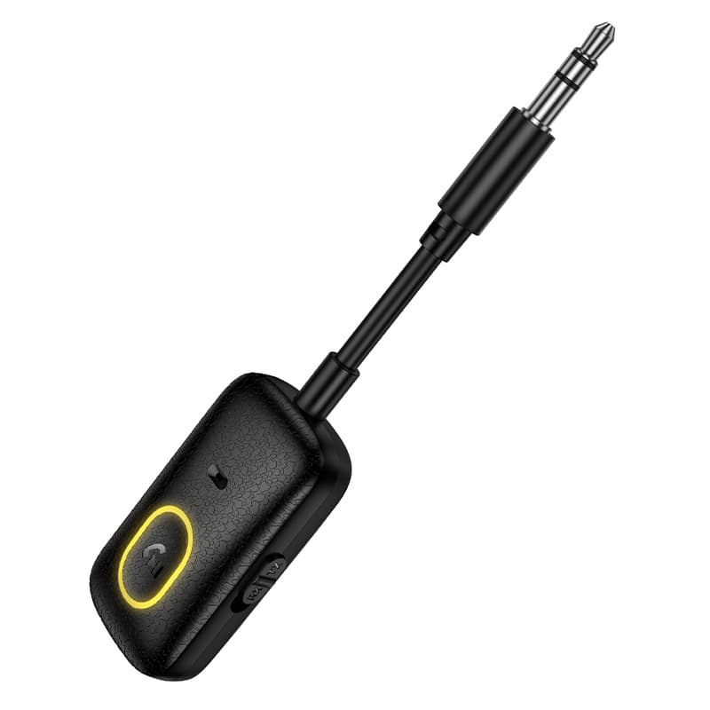 фото Блютуз aux трансмиттер bluetooth адаптер ресивер Hoco E151 черный