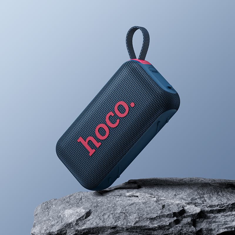 Колонка блютуз HOCO HC32 LED влагозащищенная черная 1500mAh