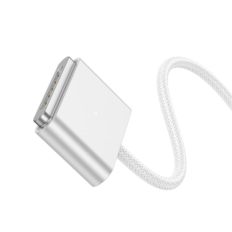 Кабель для зарядки MacBook HOCO X103 Type-C to Mag3 140W 2м магнитный белый