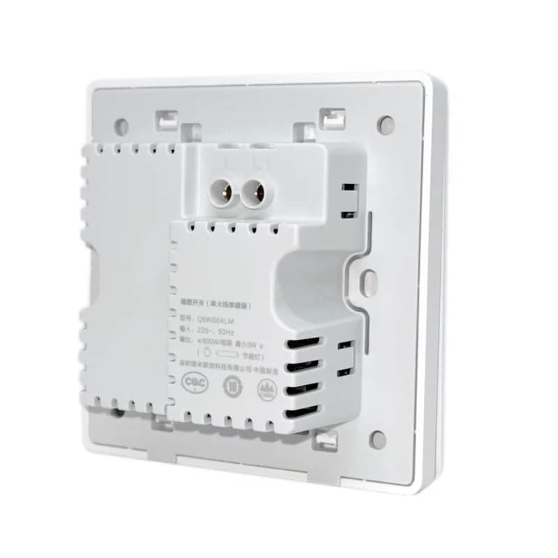 Умный настенный выключатель ми сяоми ксиоми AQARA wall switch (1кнопка) QBKG04LM белый RU
