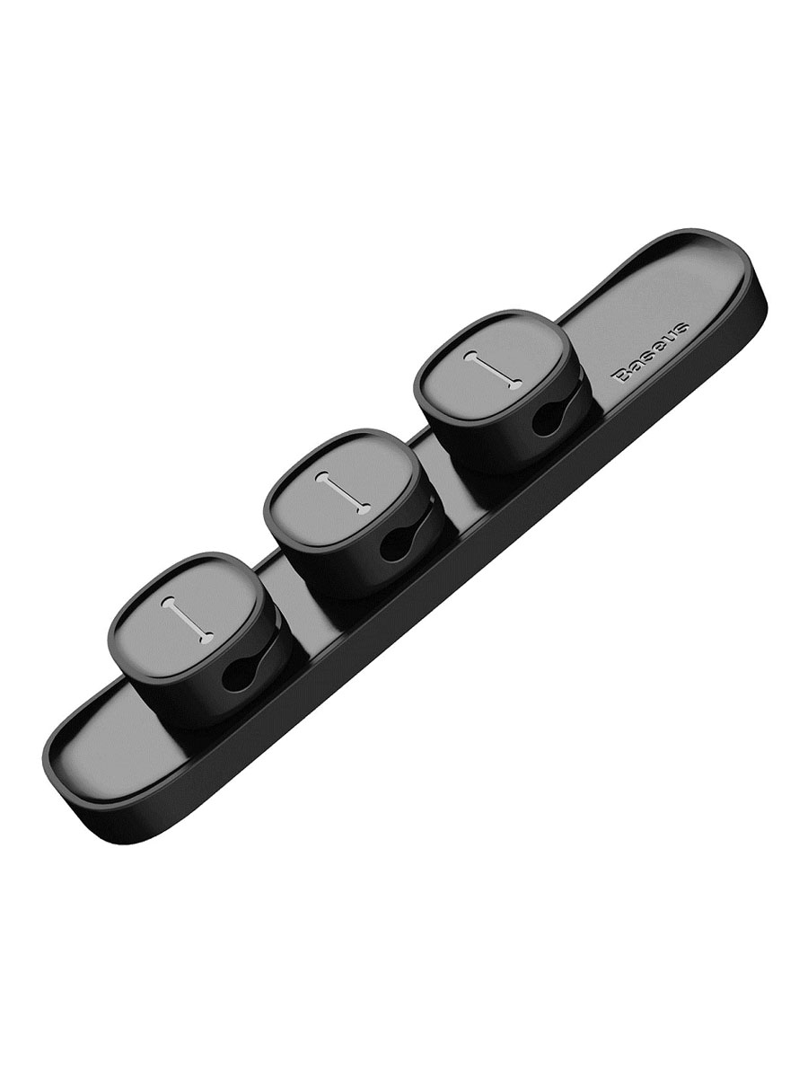 Изображение Органайзер держатель для проводов магнитный Baseus Peas Cable Clip ACWDJ-01 черный фото Органайзер держатель для проводов магнитный Baseus Peas Cable Clip ACWDJ-01 черный