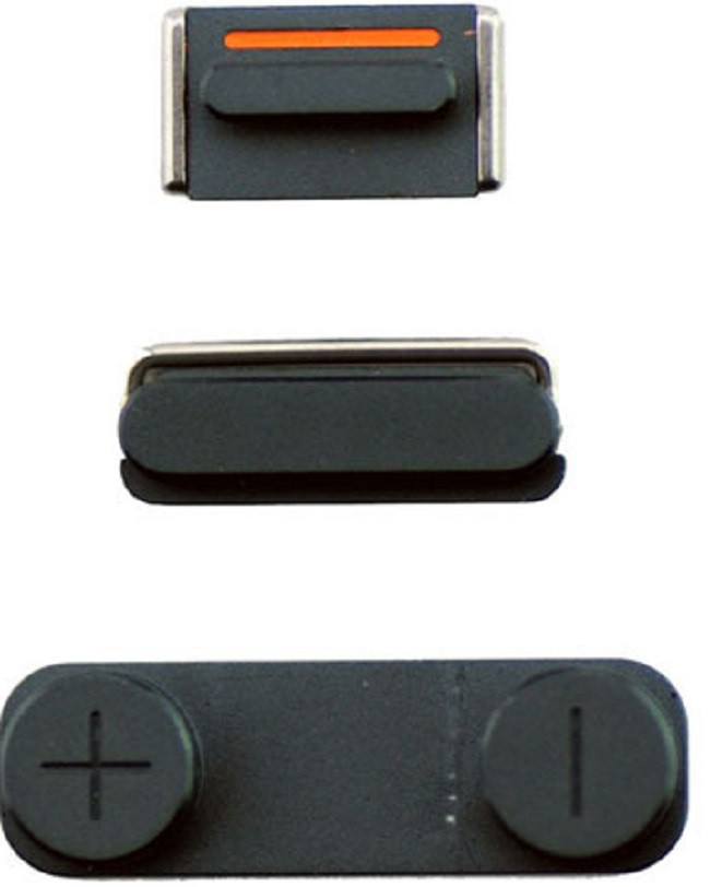 Кнопка (толкатель) откл звука для iP 5 black