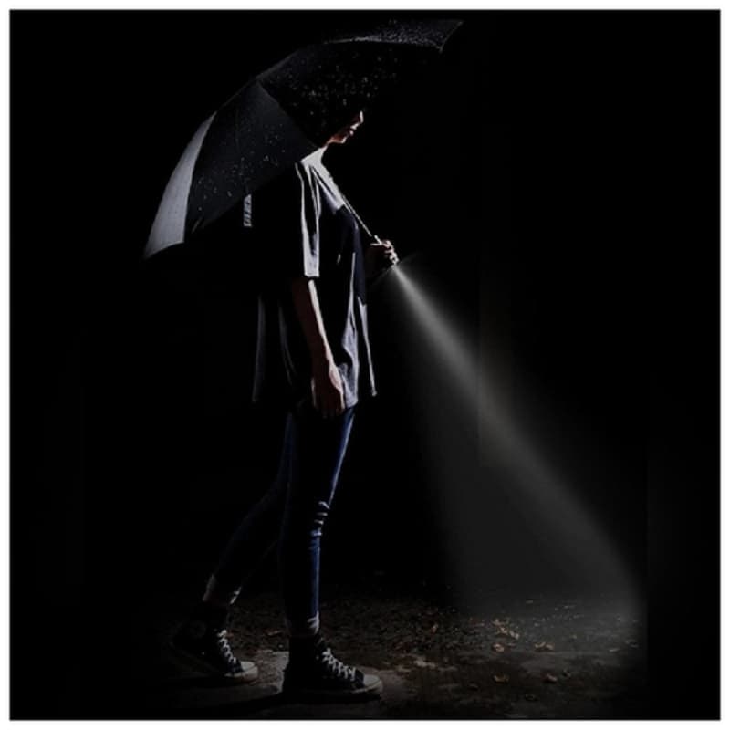 Зонт складной ми сяоми ксиоми Urevo Youqi Turn To Lighting Umbrella черный Зонт складной ми сяоми ксиоми Urevo Youqi Turn To Lighting Umbrella черный