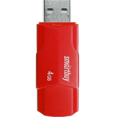 Флеш-накопитель Smartbuy Clue красный 4Gb