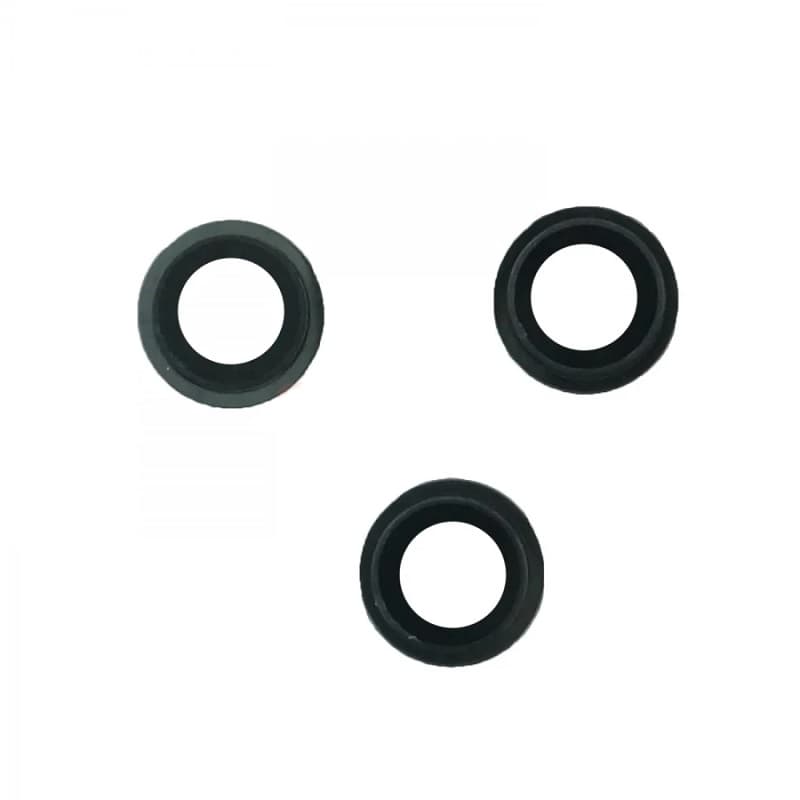 Стекло камеры для iphone 12 Pro Max черный комплект (3шт) o