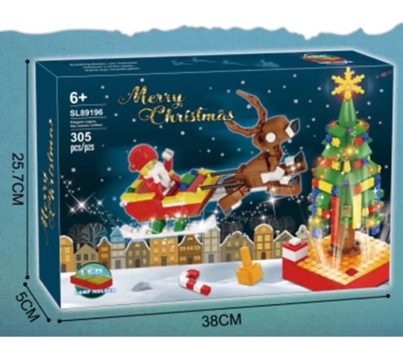 Конструктор лего Новый год 305 деталей