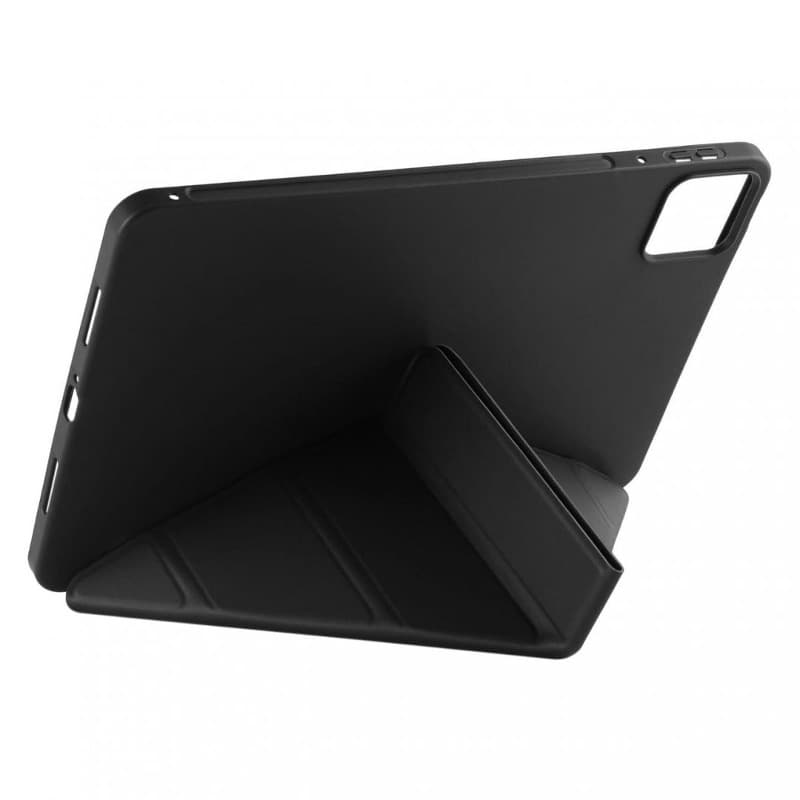 фото Чехол-книжка для планшета Xiaomi Redmi Pad Pro WiFi/5G 12.1d (2024) Red Line с силиконовой крышкой подставка Y черный (No Sleep Mode)