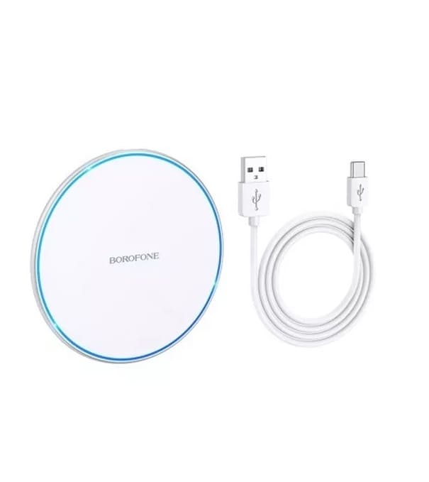 фото Беспроводное зарядное устройство Borofone BQ3 Pro 15W серебро