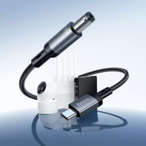 Кабель для зарядки Type-C USB to DC 5.5 HOCO X129 12V/1A 1м штекер 5.5 черный