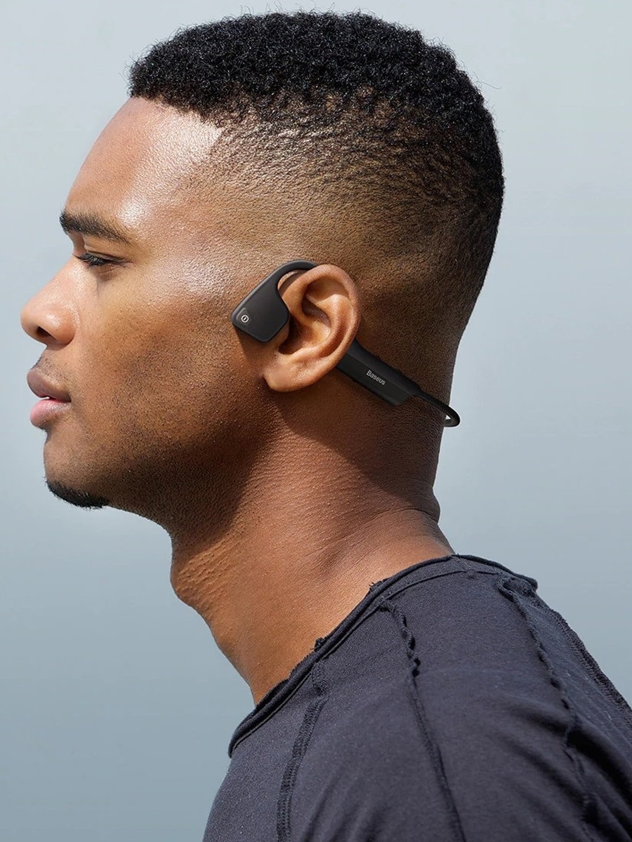 фото Наушники Bluetooth Baseus BC10 костная проводимость черные