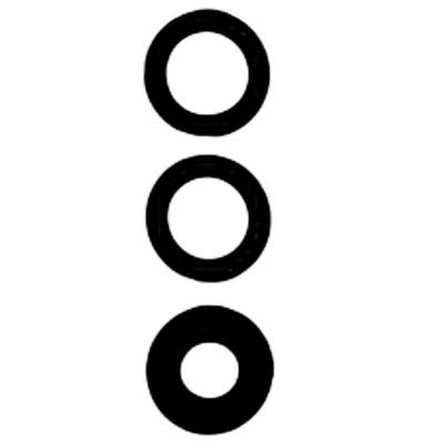 Стекло камеры для Samsung A165/A16 черное