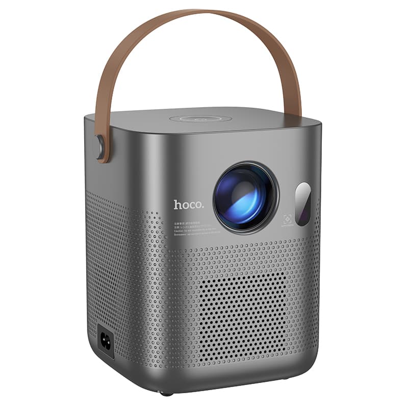 Проектор HOCO DT4 Smart projector 2.69d 720P WiFi 2.4+5G BT5.1 (Android version) серый металл