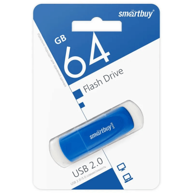Флеш-накопитель Smartbuy Scout синий 64Gb