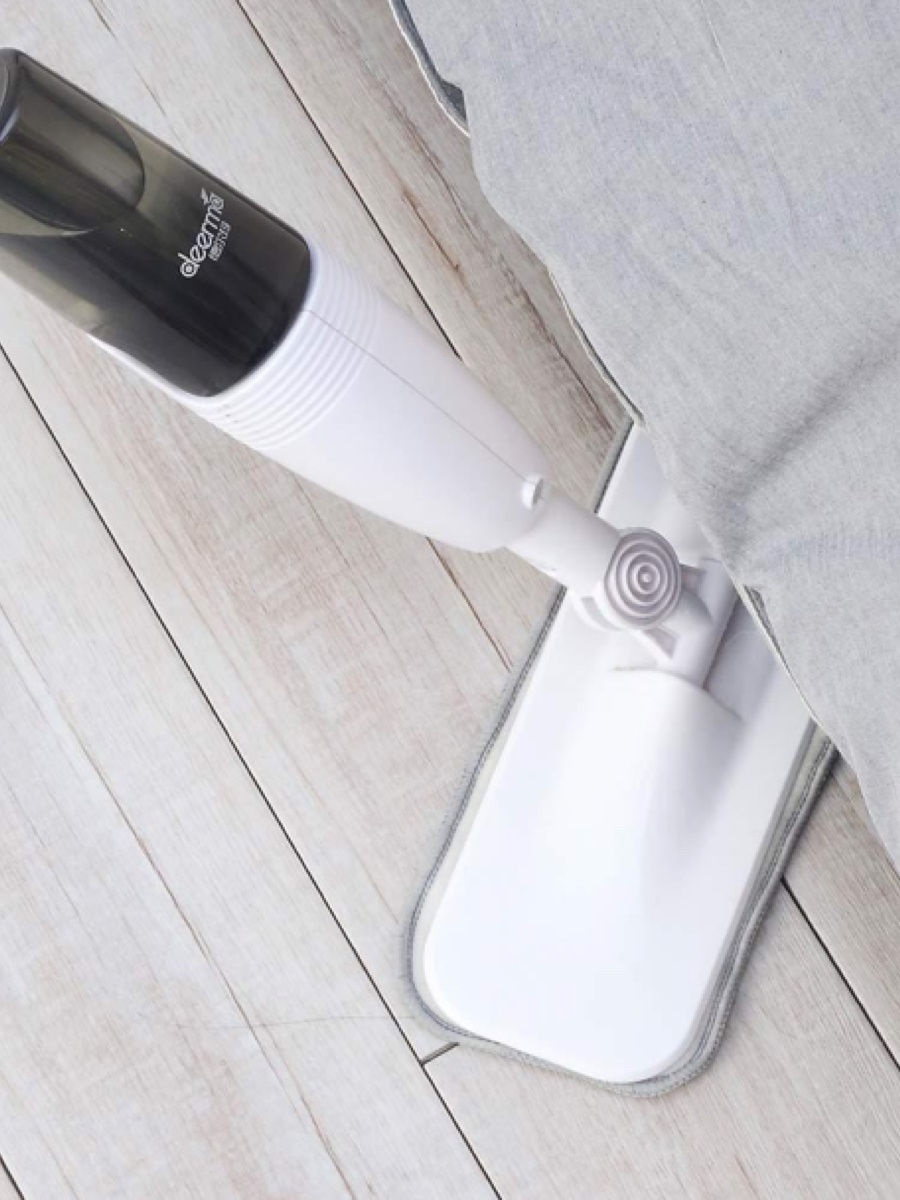 Сменная насадка для швабры Deerma TB500 Water Spray Mop Cleaning Cloth TB02 355x120мм серая 1шт