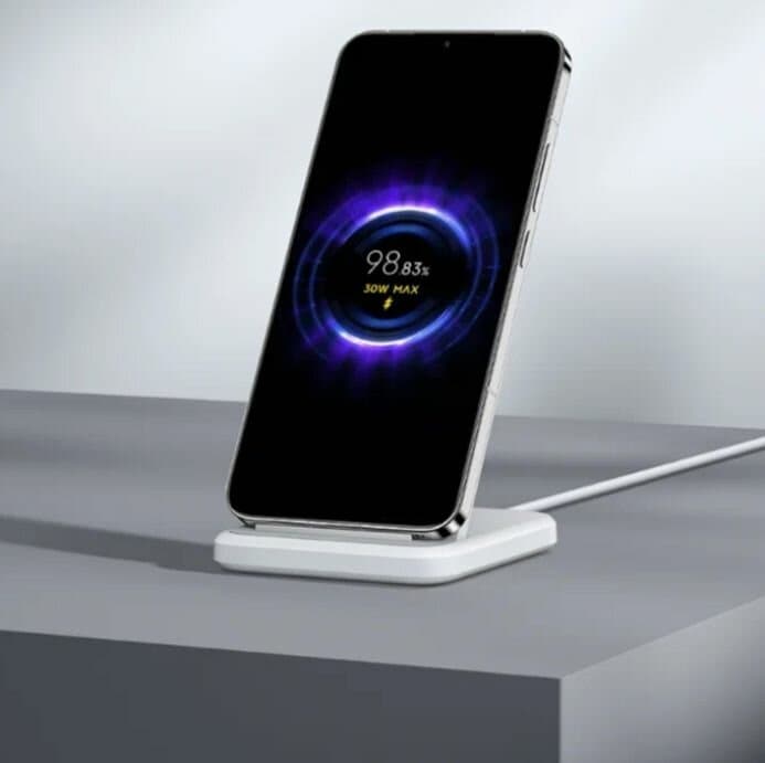 фото Беспроводное зарядное устройство Xiaomi 30W USB-C Type-C белое