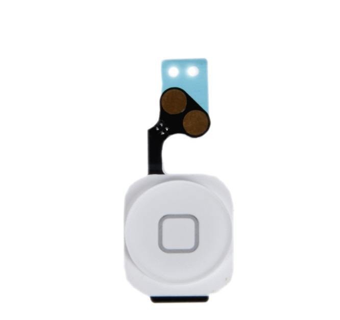 Шлейф для iphone 5 на кнопку Home белый