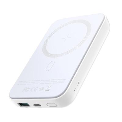 Внешний аккумулятор повербанк Power bank Joyroom JR-W020 Mini 10000mAh PD 20W с магнитом для magsafe белый