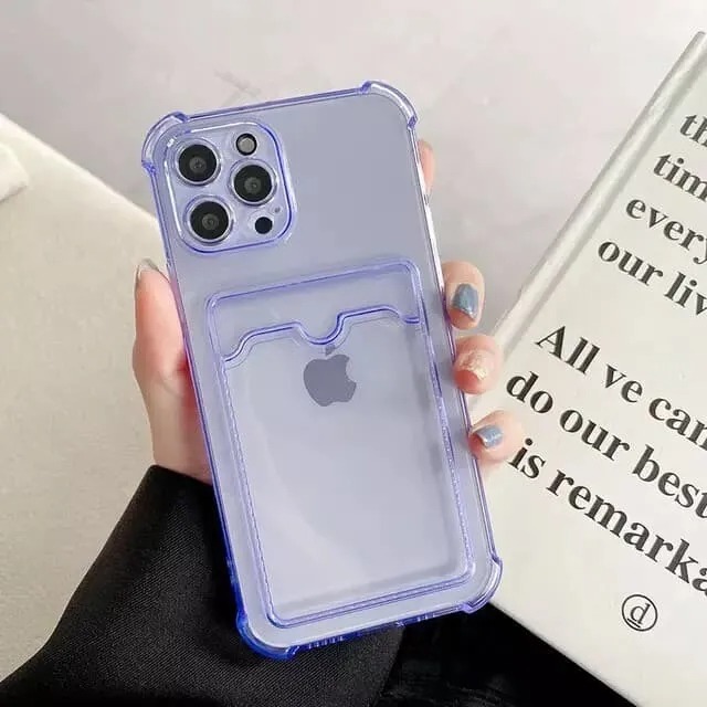 фото Чехол накладка для Samsung A56/A566 5G с карманом для карты картхолдером с защищенными углами и камерой силикон прозрачная