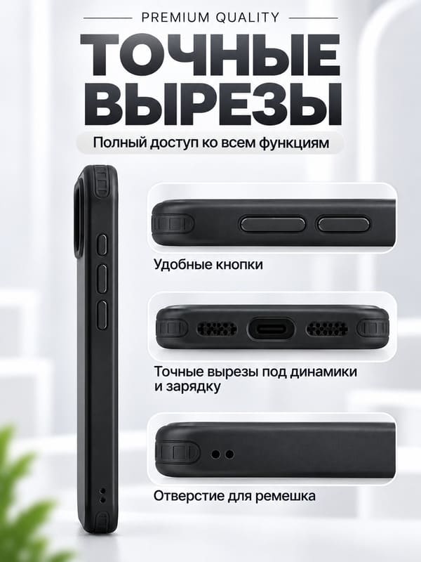 фото Чехол накладка для iphone 17 Pro Max/18 Pro Max 6.9 soft силикон+пластик с магнитом черная