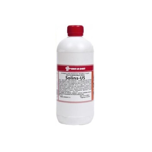 Концентрат для ультразвуковых ванн SOLINS - US 0,5 л