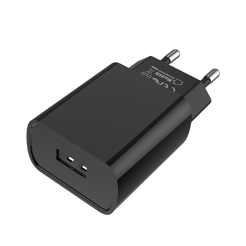 фото Сетевое зарядное устройство Адаптер Блок питания Borofone BA20A USB 2.1A черное