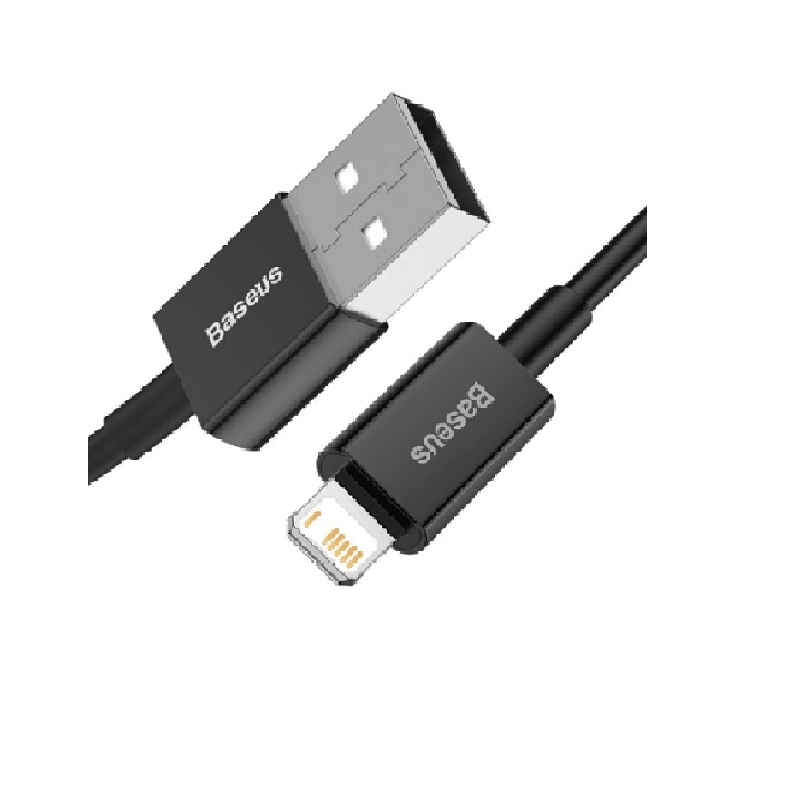 Кабель для зарядки iphone Lightning Baseus Superior CALYS-A01 2.4A 1м черный