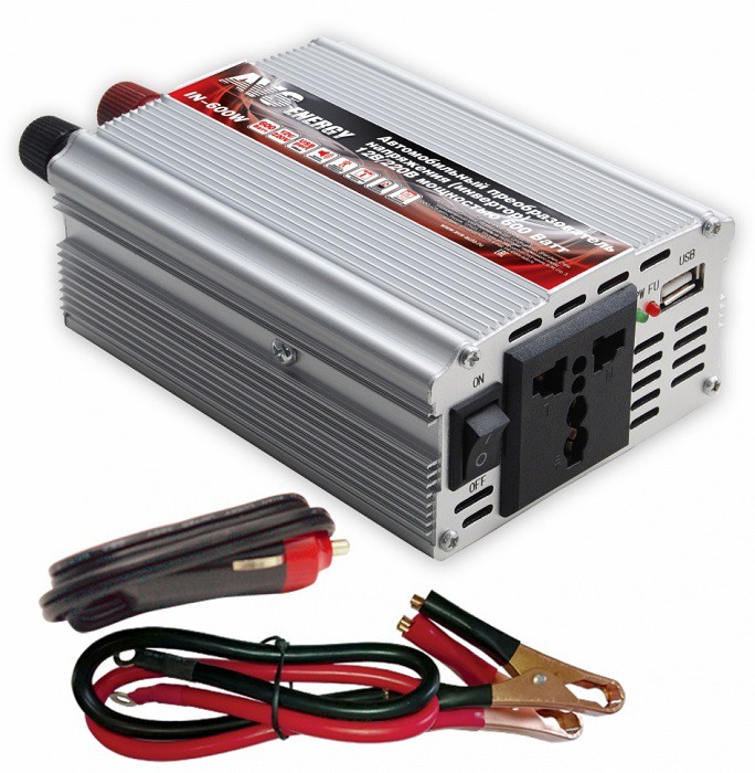 фото Автомобильный инвертор AVS IN-600W 12/220V