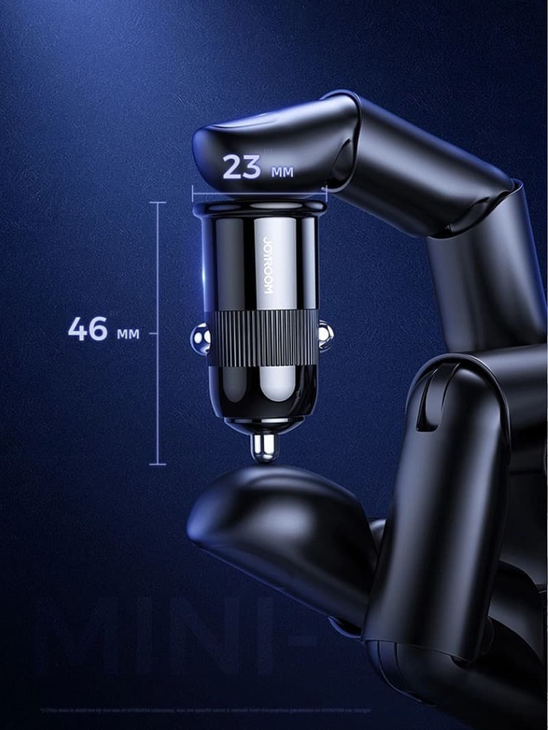 Изображение Автомобильное зарядное устройство Joyroom C-A06 Mini 2USB 3.1A черное фото Автомобильное зарядное устройство Joyroom C-A06 Mini 2USB 3.1A черное