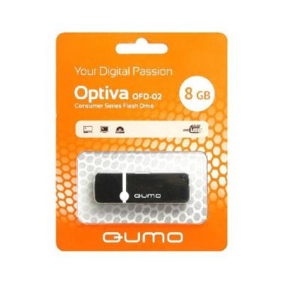 Флеш-накопитель QUMO Optiva 02 черный 8Gb