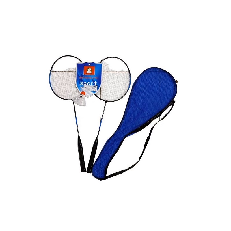 Набор для бадминтона металл Ракетки и воланчик