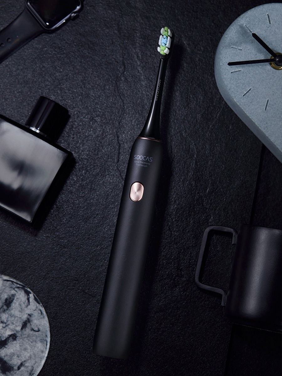 Электрическая зубная щетка ми сяоми ксиоми Sonic Electric Toothbrush X3U (2 насадки+щеточка для лица) черная Электрическая зубная щетка ми сяоми ксиоми Sonic Electric Toothbrush X3U (2 насадки+щеточка для лица) черная
