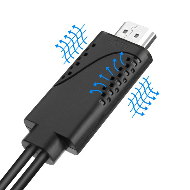 Кабель HDTV Lightning - HDMI Fixtor OT-7522A черный