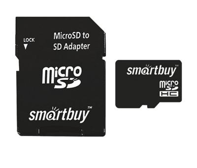Карта памяти Smartbuy Micro SDHC Class 10 8Gb