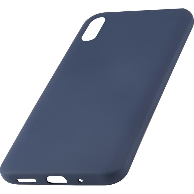 фото Чехол накладка для Xiaomi Redmi 9A Red Line Ultimate силикон темно-синяя