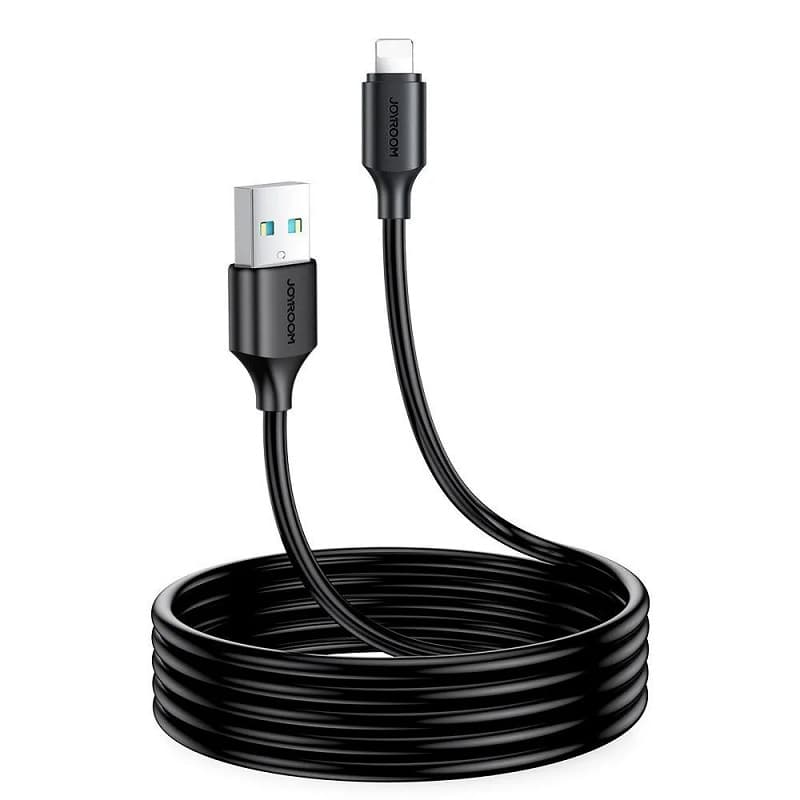 Кабель для зарядки iphone Lightning Joyroom S-UL012A9 1м 2.4A черный Кабель для зарядки iphone Lightning Joyroom S-UL012A9 1м 2.4A черный