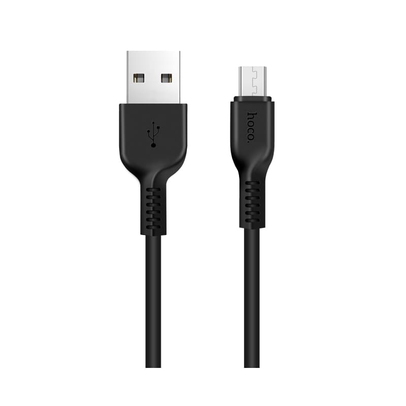 Кабель для зарядки Micro USB HOCO X20 2.4A 3м черный