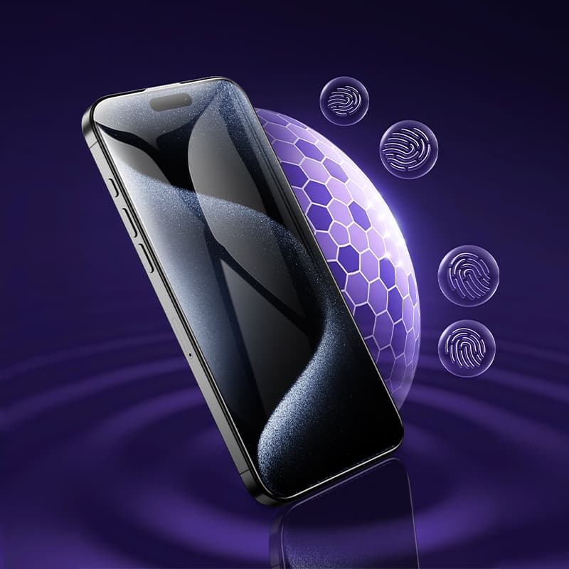 фото Защитное стекло для iphone 16 Pro Max 6.9 HOCO A34 9D защита динамика черное