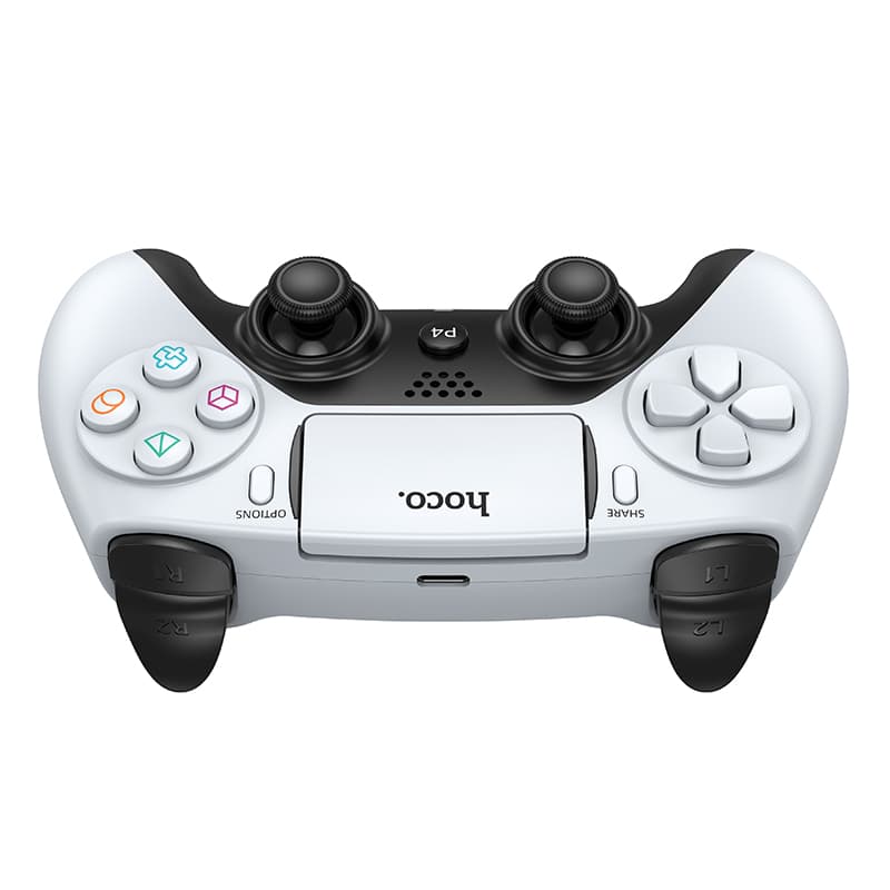Геймпад беспроводной игровой контроллер Hoco GA1 Phoenix PS4 черно-белый