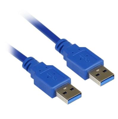 Кабель удлинитель USB AM-AM USB 3.0 Smartbuy 1,8м синий (K-860-100)