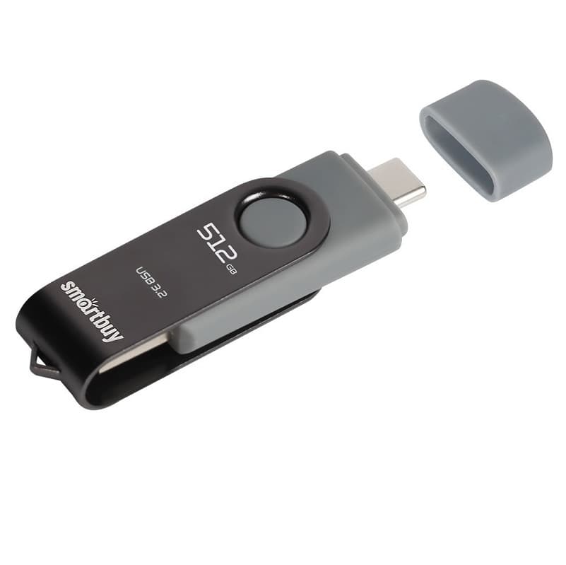 Изображение Флеш-накопитель Smartbuy Twist USB 3.0/3.1 черный 512Gb