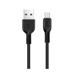 Кабель для зарядки Micro USB HOCO X20 2.4A 3м черный