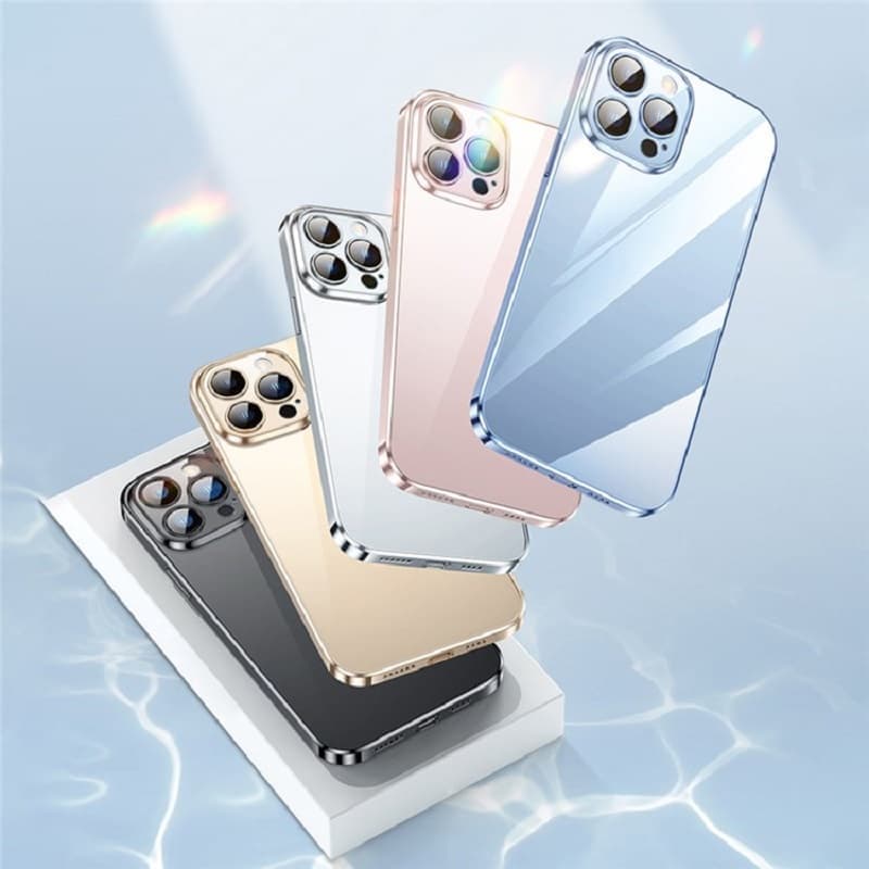 фото Чехол накладка для iphone 16 Pro Max (6.9) SULADA Crystal Shield силикон прозрачная с защитой камеры